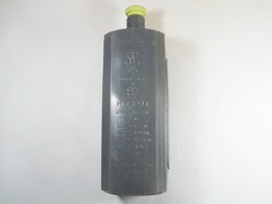 Retro HYPO műanyag flakon domború felirat - Vörös Október Mgtsz. - 1980-as évekből