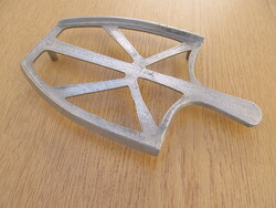 Régi aluminium szenes vasaló talp, vasalótalp (23x14cm.)