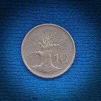 10 cent,Zimbabwe 1991