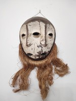 Antik afrikai fa maszk Lega népcsopoprt Kongó africká maska sérült 102 Le dob 47 6757 Leértékelt
