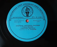 Rossini Overtures - Tuscanini - Old Russian 9 inch lp