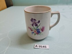 A0145 drasche mug with floral pattern