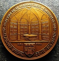 Magyar Éremgyűjtők Egyesülése Sárospatak 1981 augusztus 21-22 bronz emlékérem