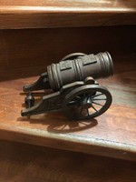 Copper cannon, table decoration, size 18 x 12 cm, as a gift.