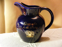 Grant's Scotch Whisky  kobaltkék porcelán kancsó