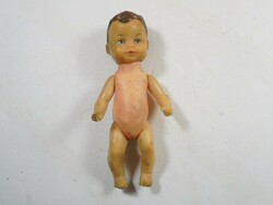 Retro régi játék műanyag gumi - trafikáru - baba kisfiú 1960-1970-es évekből
