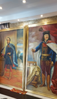 Hatalmas monumentális festmények párban
