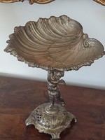 Centerpiece silver-plated angel figural neo-rococo