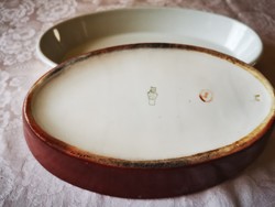 Zsolnay antik ovális kocsonyás tányér