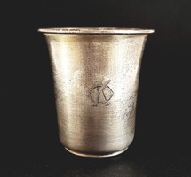 Beautiful old silver baptismal cup