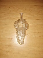 Szőlőfürt formájú üveg palack 13 cm hosszú (8/K)