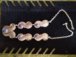 Silver necklaces with original lapis lazuli stones 925