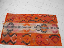 Valamilyen régi gyapjú kézi szőnyeg, torontál jellegű, hibákkal - 110 x 180 cm