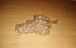Szőlőfürt formájú üveg palack - 13 cm hosszú (8/K)