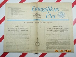 Régi retro újság - Evangélikus Élet - 1990. január 28. Születésnapra ajándék