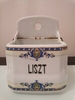 Porcelán Liszt tároló