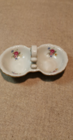 ZSOLNAY PORCELÁN SÓ-BORS FŰSZERTARTÓ (M-5)