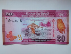 Sri lanka  20 rupees 2016 UNC