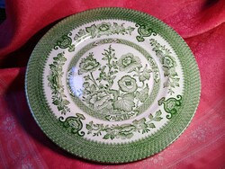 Indián Tree angol porcelán nagy lapos tányér, asztalközép, 12 darab