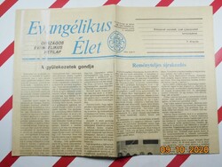 Régi retro újság - Evangélikus Élet - 1990. szeptember 23. Születésnapra ajándék