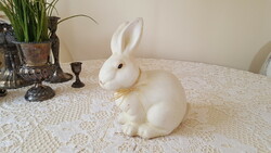 Cute, vintage style ceramic rabbit, Easter decoration 24cm.