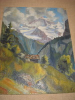 Olaj festmény/Alpok