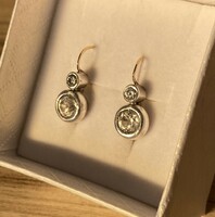 Button earrings
