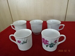 Chinese porcelain, five coffee cups in one, two types. Jokai.