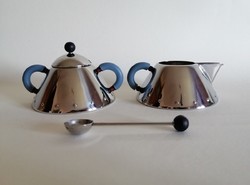 Michael graves postmodern sugar bowl and spout, alessi1985