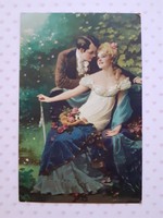 Romantic old postcard postcard meister der farbe honeymoon