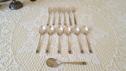 Marked silver-plated dessert and cake set 13 pcs.