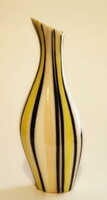 Vintage kerámia váza. Tervezője: Jarmila Formánková, Ditmar Urbach műhelyéből.