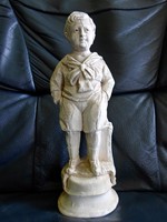 Antik gipsz szobor,  22,5 cm