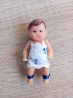 Old rubber small toy doll