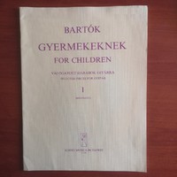Bartók: pieces for guitar for children i. Part - 1968