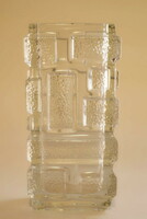 Czechoslovakian glass vase. Zejmon Jiri.