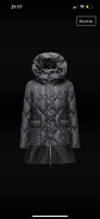 Divatos női MONCLER márkájú félhosszú kabát 3-as méretben