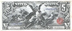 USA 5 ezüst dollár 1896 REPLIKA