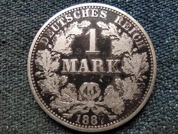 Németország Második Birodalom I. Vilmos (1871-1888) .900 ezüst 1 Márka 1887 A (id72938)