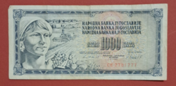 JUGOSZLÁVIA - 1000 Dinár 1981 (51)