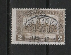 Megszállási bélyegek 0017 Kolozsvári felülnyomás MPIK 31  hamis bélyegzővel
