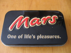 Collector's Mars chocolate metal box