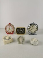 Retro Timer / Desk Clock / Junghans Amber Alarm Clock / Mechanical / Old Russian German Wind Up