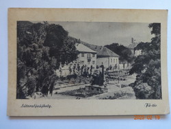 Régi képeslap: Sátoraljaújhely, Fő-tér (1955)