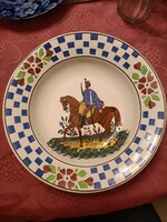 Wilhelmsburg folk plate with rider