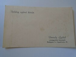ZA417.27 Drozdy Győző  országgűlési  képviselő tanító újságíró  - névjegykártya 1930k