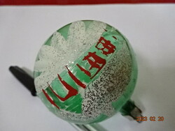 Christmas glass globe, hand painted, diameter 6 cm. Jokai.