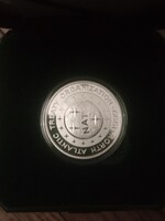 NATO csatlakozás 925-ös ezüst emlékérme certifikáttal díszdobozban
