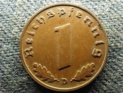 Németország Horogkeresztes 1 birodalmi pfennig 1937 D (id73005)