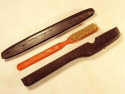 Retro fogkefe bakelit tokkal - 1960-as évekből